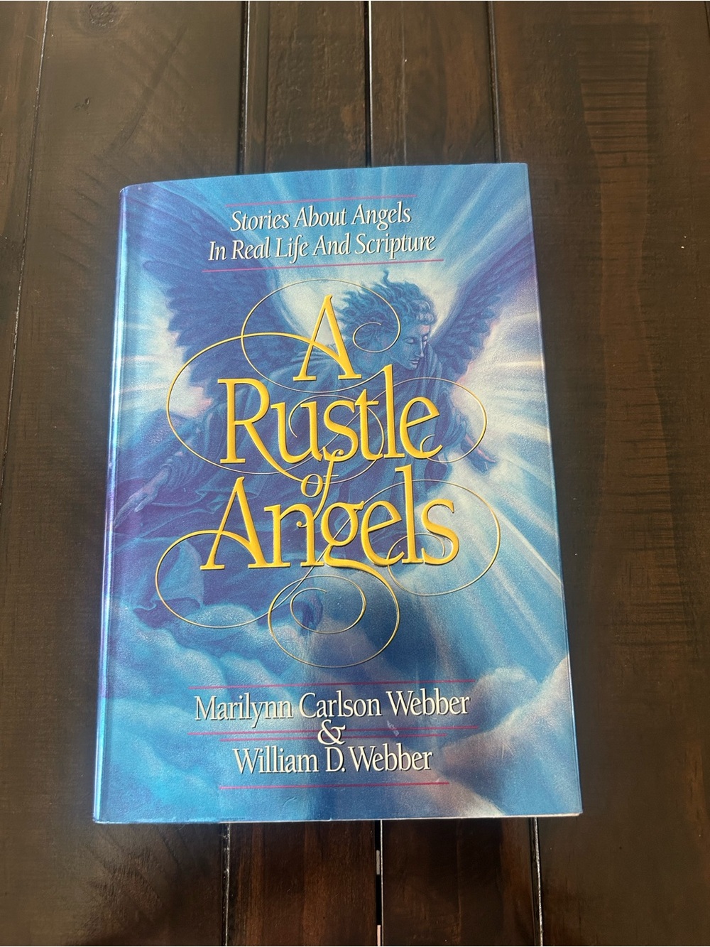 A Rustle of Angels Hardcover Book - Blue